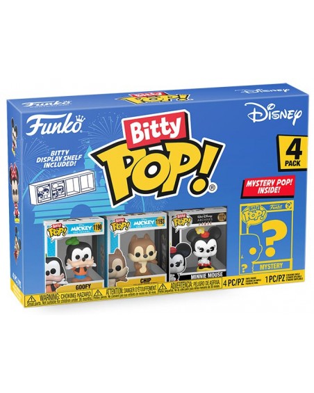 Funko Bitty - 4 Pack Disney Mickey Sorcerer