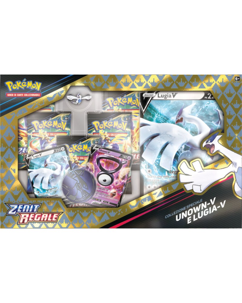Pokemon Collezione Speciale Unknown-V & Lugia-V Zenit Regale