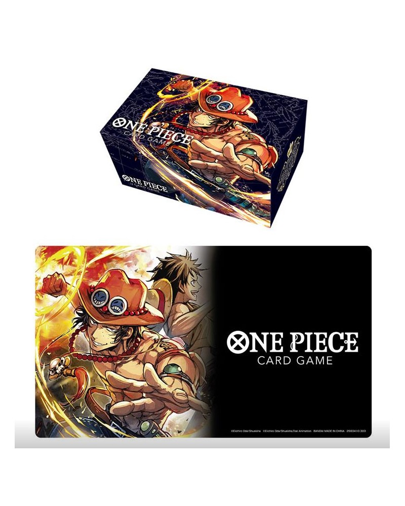 One Piece Card Case & Playmat Portgas D.Ace