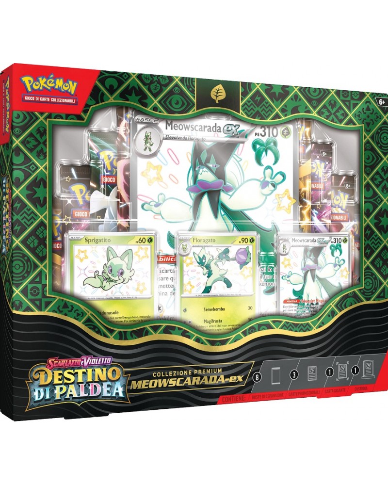 Pokemon S&V Destino di Paldea - Collezione Premium Meowscarada Ex - ITALIANO